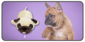 สุนัขบลูด๊อกตัวนุ่มท่าหมอบขนาด 18 นิ้วแบบใหม่