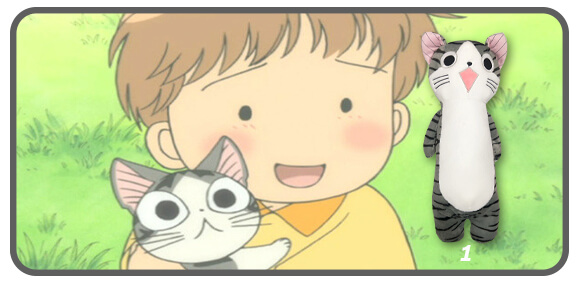 หมอนข้างแมวจี้ท่ายืน