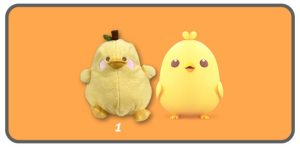 ลูกเจี๊ยบตัวอ้วนท่านั่งขนาด 13 นิ้ว