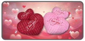 หมอนหัวใจแบบใหม่