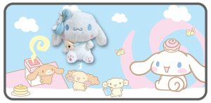 ซินามอโรลท่านั่งโบว์สีฟ้าขนาด 12 นิ้ว